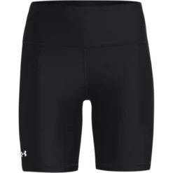 Under Armour Women's HeatGear® Armour Bike Shorts Black / White -Sportswear Shop s7.ps1360939 001 hf