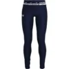 Under Armour Kids' HeatGear® Armour Leggings Navy / White