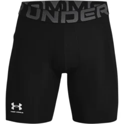 Under Armour Men's HeatGear® Armour Compression Shorts Black / White -Sportswear Shop s7.ps1361596 001 hf