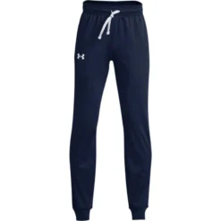 Under Armour Kids' Brawler 2.0 Tapered Joggers Academy / White