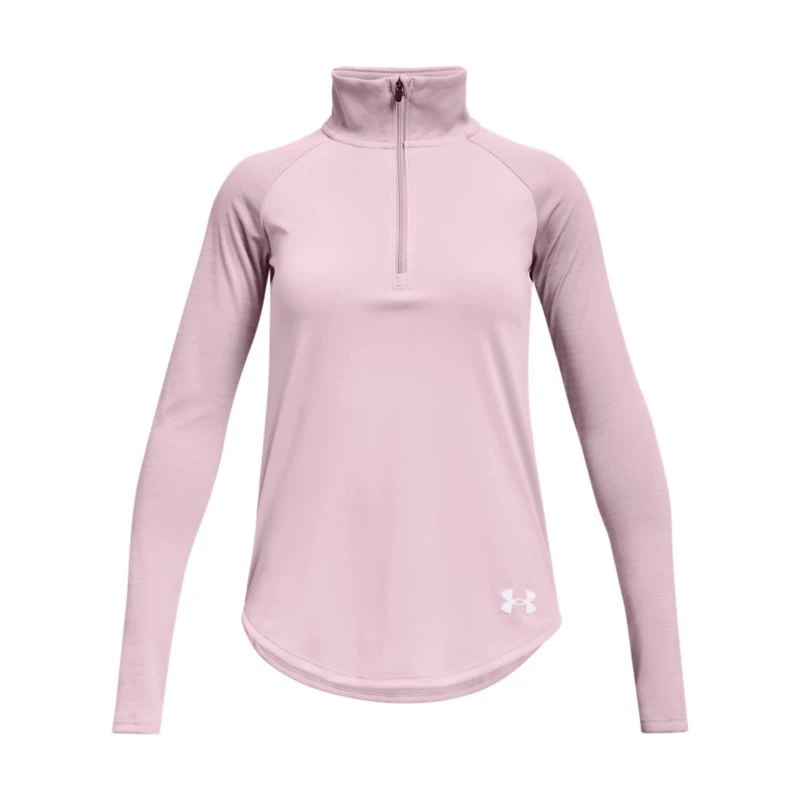 Under Armour Kids' Tech Graphic Half Zip Cool Pink / Black 1 Under Armour Kids' Tech Graphic Half Zip Cool Pink / Black