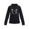 Under Armour Kids' Rival Fleece Big Logo Hoodie Black / Pink Punk