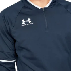 Under Armour Men's UA Challenger III Midlayer Academy / Halo Grey -Sportswear Shop s7.v5 1343918 408 collar
