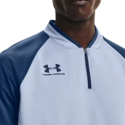 Under Armour Men's UA Challenger III Midlayer Washed Blue / Admiral -Sportswear Shop s7.v5 1343918 420 collar