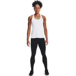 Under Armour Women's UA Favourite Wordmark Leggings Black / Aqua Foam -Sportswear Shop s7.v5 1356403 003 fsf