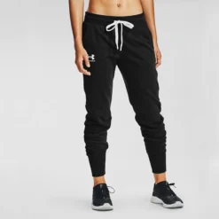 Under Armour Women's Rival Fleece Joggers Black