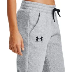 Under Armour Women's Rival Fleece Joggers Grey -Sportswear Shop s7.v5 1356416 035 sc