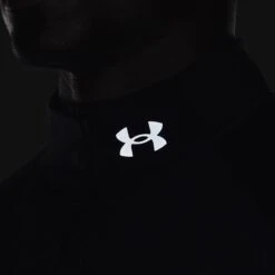 Under Armour Men's Qualifier Run 2.0 Half Zip Top Black / Reflective -Sportswear Shop s7.v5 1365662 001 refl