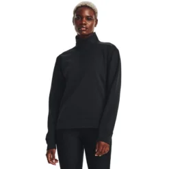 Under Armour Women's Quarter Zip Top Black