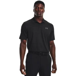 Under Armour Men's Performance 3.0 Polo Black / Pitch Grey