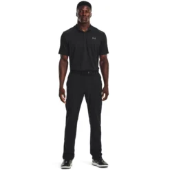 Under Armour Men's Performance 3.0 Polo Black / Pitch Grey -Sportswear Shop s7.v5 1377374 001 fsf