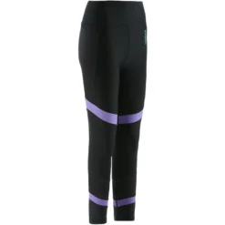 Kids' Savannah 7/8 Leggings Black / Purple -Sportswear Shop sava 176 0 gen bkppgn wmns p2