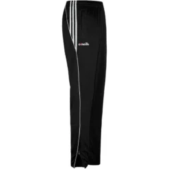 Men's Solar 3 Stripe Brushed Skinny Bottoms Black / White