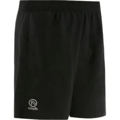 Men’s Track 7 Inch Running Shorts Black / Silver