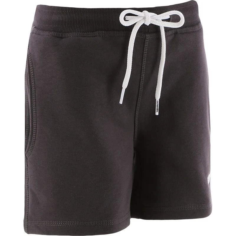Kids' Trigger French Terry Leisure Shorts Dark Grey / White 1 Kids' Trigger French Terry Leisure Shorts Dark Grey / White