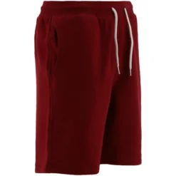 Men's Trigger French Terry Leisure Shorts Maroon -Sportswear Shop trigger126 flc shorts no stripe syrah 2