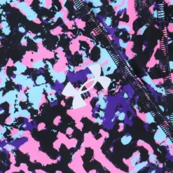 Under Armour Kids' HeatGear® Armour Printed Ankle Crop Black / White -Sportswear Shop under armour girls leggings blk multi 1361239 4