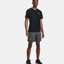 Under Armour Men's Launch Run 7" Shorts Pitch Gray / Black / Reflective -Sportswear Shop v5 1361493 014 fsf