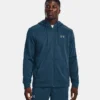 Under Armour Men's Fleece® Full-Zip Hoodie Petrol Blue / Pewter