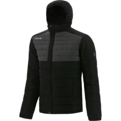 Men's Wallace Hooded Padded Jacket Black -Sportswear Shop walc 072 0 gen bkbkxx adlt p1