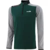 Men's Zack Brushed Half Zip Top Green / Grey / Black